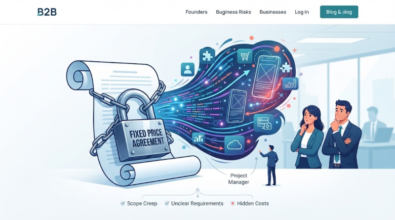 fixed-price software development risks