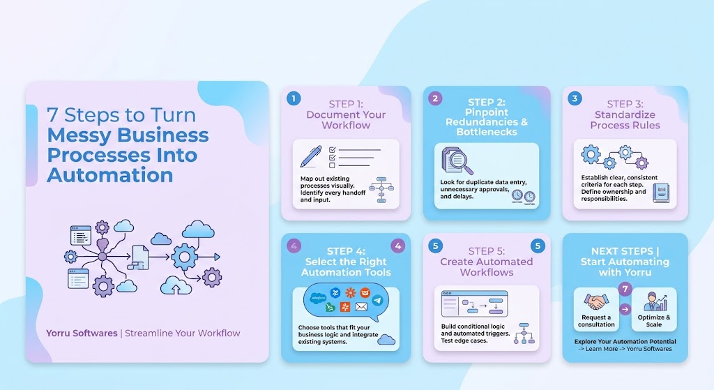 7 Steps to Business Process Automation | Streamline Operations