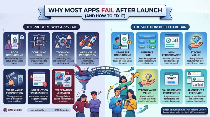 why apps fail after launch